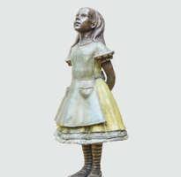 Medium Size Alice Bronze Garden Sculpture